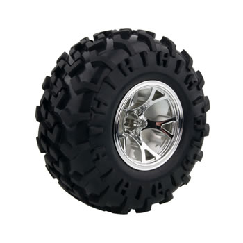 130mm Rubber 1/10 RC Crawler​-Robot Tires